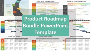 Product Roadmap Bundle PowerPoint Template | Kridha Graphics