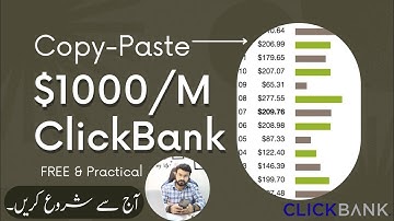 Exposed! Clickbank Affiliate Marketing Step by Step Guide to Make $1000/M in 2024