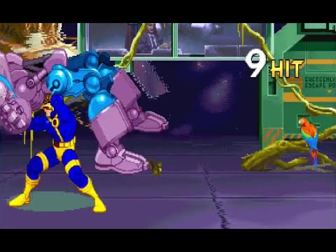 X-MEN: COTA [Fightcade] - Juno (Sentinel) vs sunset (Cyclops)