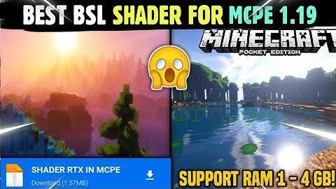 Realistic🔥Shader For Minecraft Pe 1.19|| New BSL Shader For MCPE 1.19|| Shaders For Minecraft 1.19||