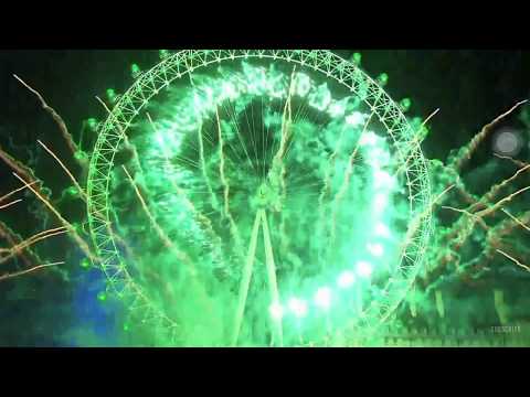 LONDON FIRE WORKS 2017 / 2018 VIDEO - NEW YEAR'S EVE FIRE WORKS 2018 HD