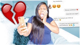 CATFISHING my Boyfriend to see if he cheats.. (you won't believe this)