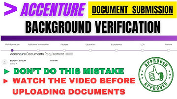 Accenture Background Verification Process Explained | Don