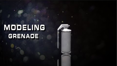 Modeling Grenade in 3DS Max 2015