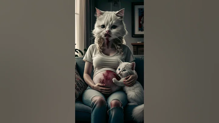 Bad 👎Daddy 👨 cat 😳l #shorts #cute #cats #kitty #kittens #catlover #catvideos #catvideo #ai #cutecats