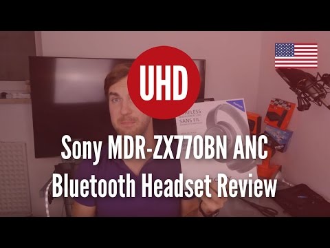 Sony MDR-ZX770BN ANC Bluetooth Headset Review [4K UHD]