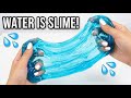 NO GLUE WATER Slime!! 🫧😱🧼 NO GLUE 2 Ingredient EASY Slime Recipe WITH WATER!! (ACTUALLY WORKS!!)