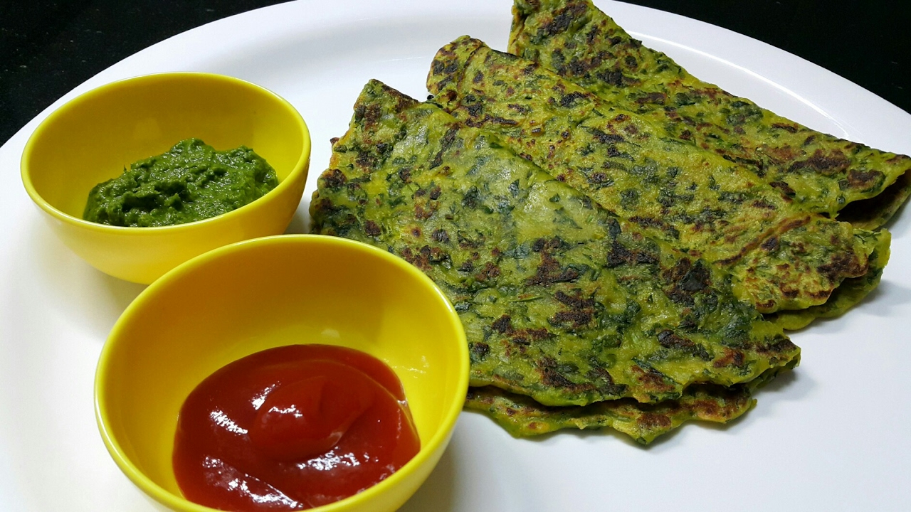 Methi Ka Cheela recipe - Methi Chila recipe - Methi Dhebra recipe - How to make Methi Cheela