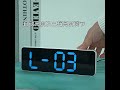 Reloj de pared con alarma nocturna electrónica LED silencioso inteligente