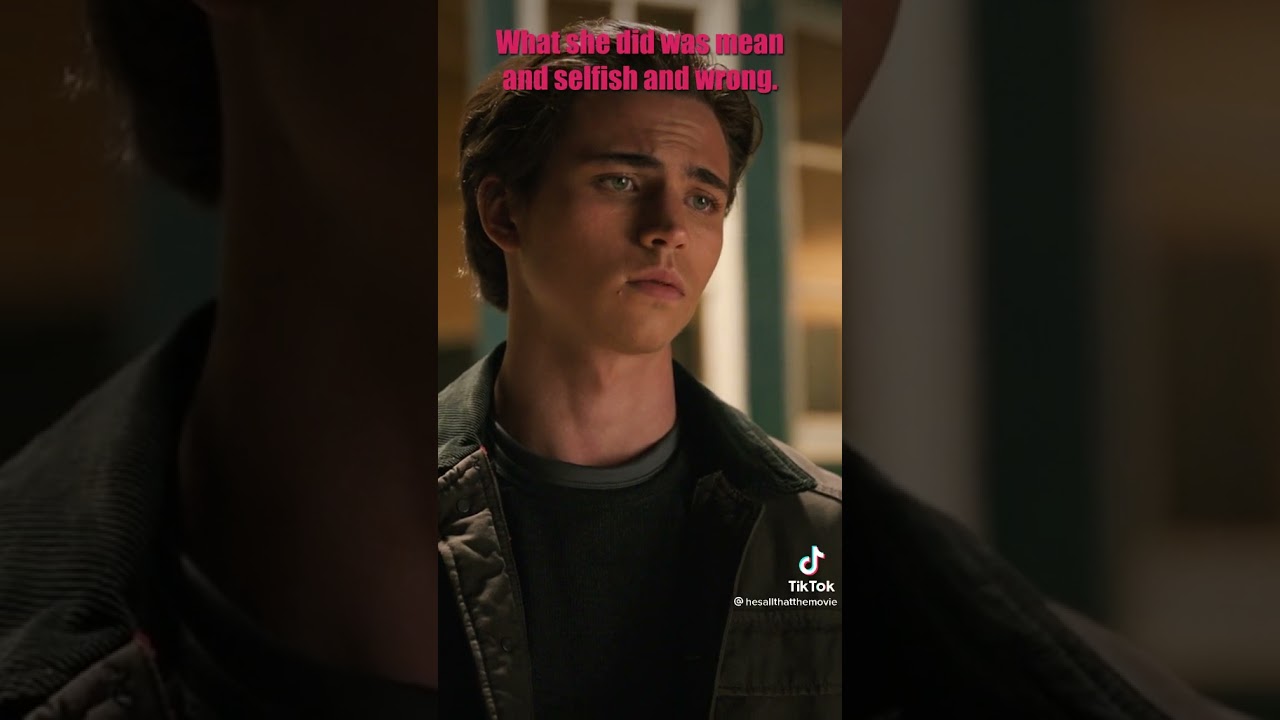 Isabella Croveti (Brinn) and Tanner Buchanan (Cameron)in the movie He's all that.