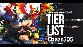 TIER LIST 8.1.0 Smash Bros. Ultimate