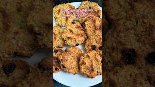 4 ingredients healthy oats banana cookies no baking powder or soda, no maida no white sugar #healthy