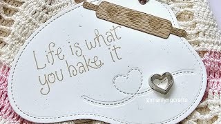 Baking themed tags and event announcement #diannamarcum #satmornmakes