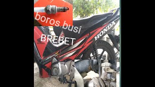 #OTOMODIF Honda Supra X Pakai Busi Balap