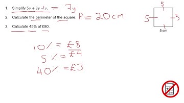 GCSE MATHS FOUNDATION TIER MATHEMATICS GRADE 1 2 3 MATHS ASVAB 11+ MATHS KS3 MATHS KS2 MATHS 13+ MAT