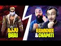 2 NOOBS vs 1 FREE FIRE PRO WITH TOTAL GAMING & CHAPATI | RAWKNEE