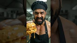 Volcano Burger Pakoda ?? | 90s Wale Desi Chef Ka Khatarnak Recipe#shorts