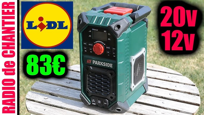 LIDL - Parkside Baustellenradio PB RA 20-Li B1 20V DAB+ ✓😎 - YouTube