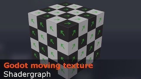 Moving texture - Godot Shader Tutorial