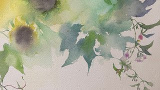 Tips on how to sharpen pencils & I received some sunflowers so I'm going to draw them #watercolor...