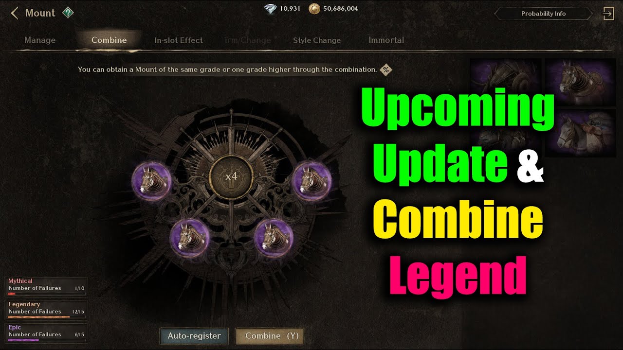Night Crows Upcoming Update & Combine Legend
