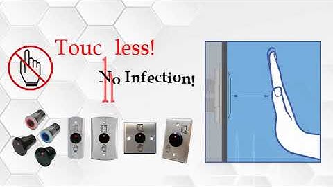 Waterproof Contactless Infrared Sensor Exit Button