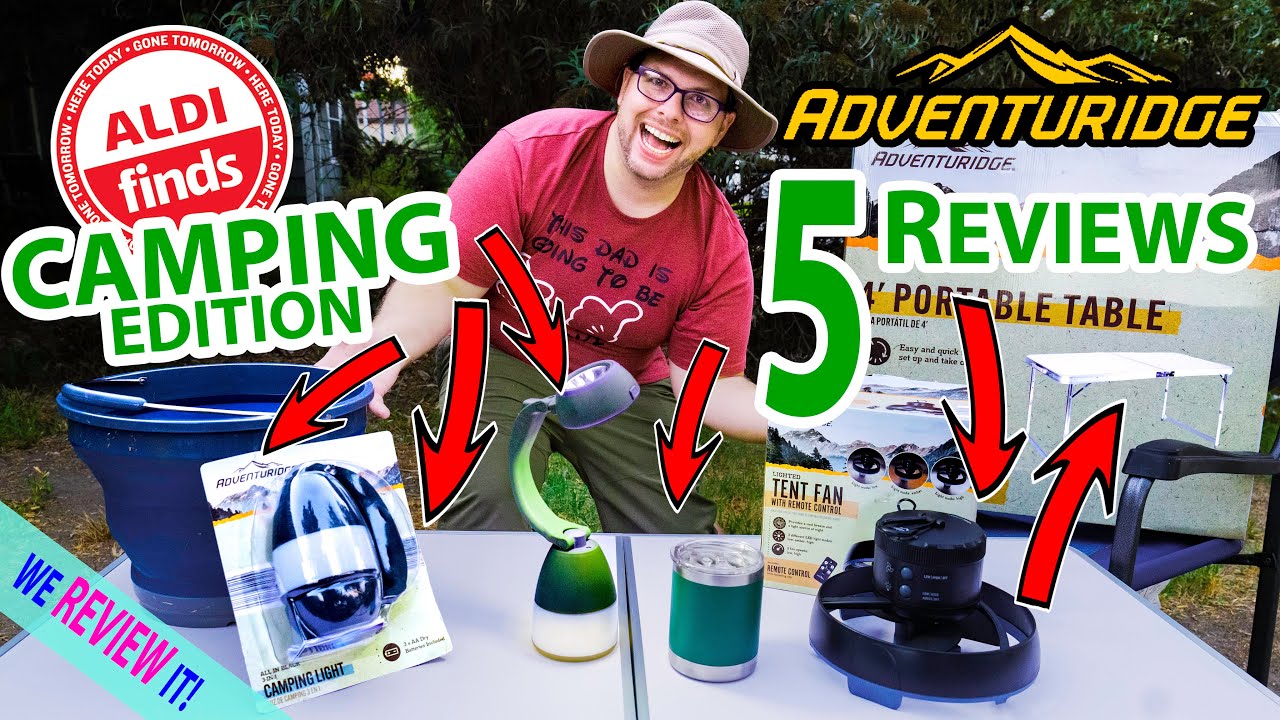 Does Aldi Camping Gear SUCK? ADVENTURIDGE Review YouTube