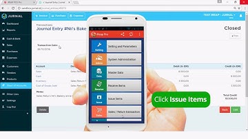 iREAP POS Pro jurnal Good Issue