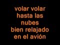 CARTEL DE SANTA- VOLAR VOLAR CON LETRA