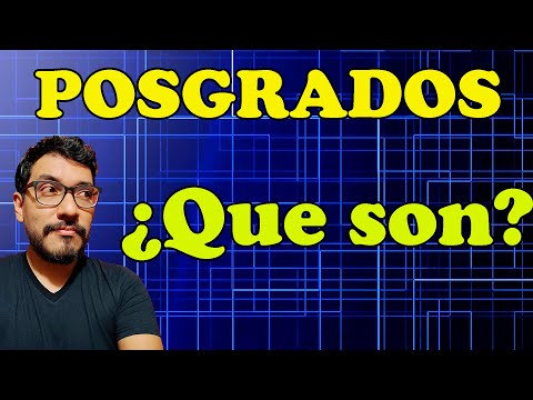 Video: ¿Qué es licenciatura versus posgrado?