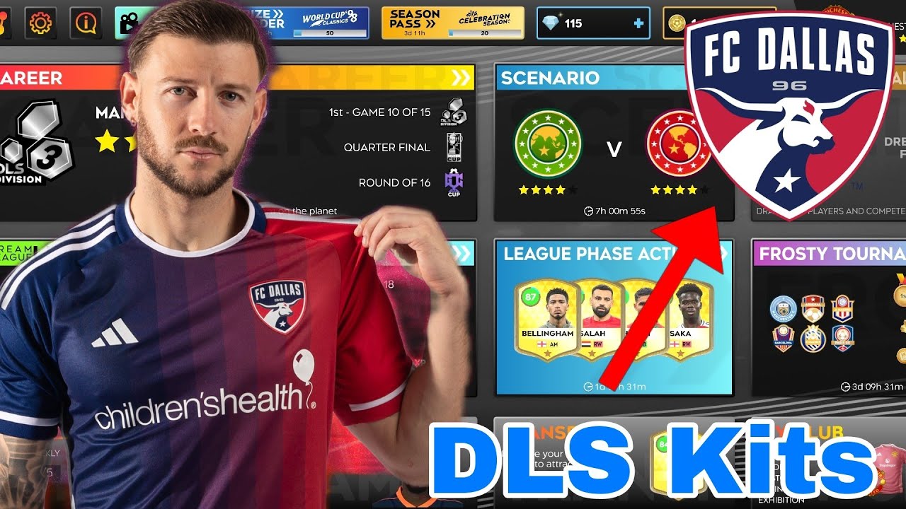 Fc Dallas Kits & Logos 2025 - Dream League Soccer Kits