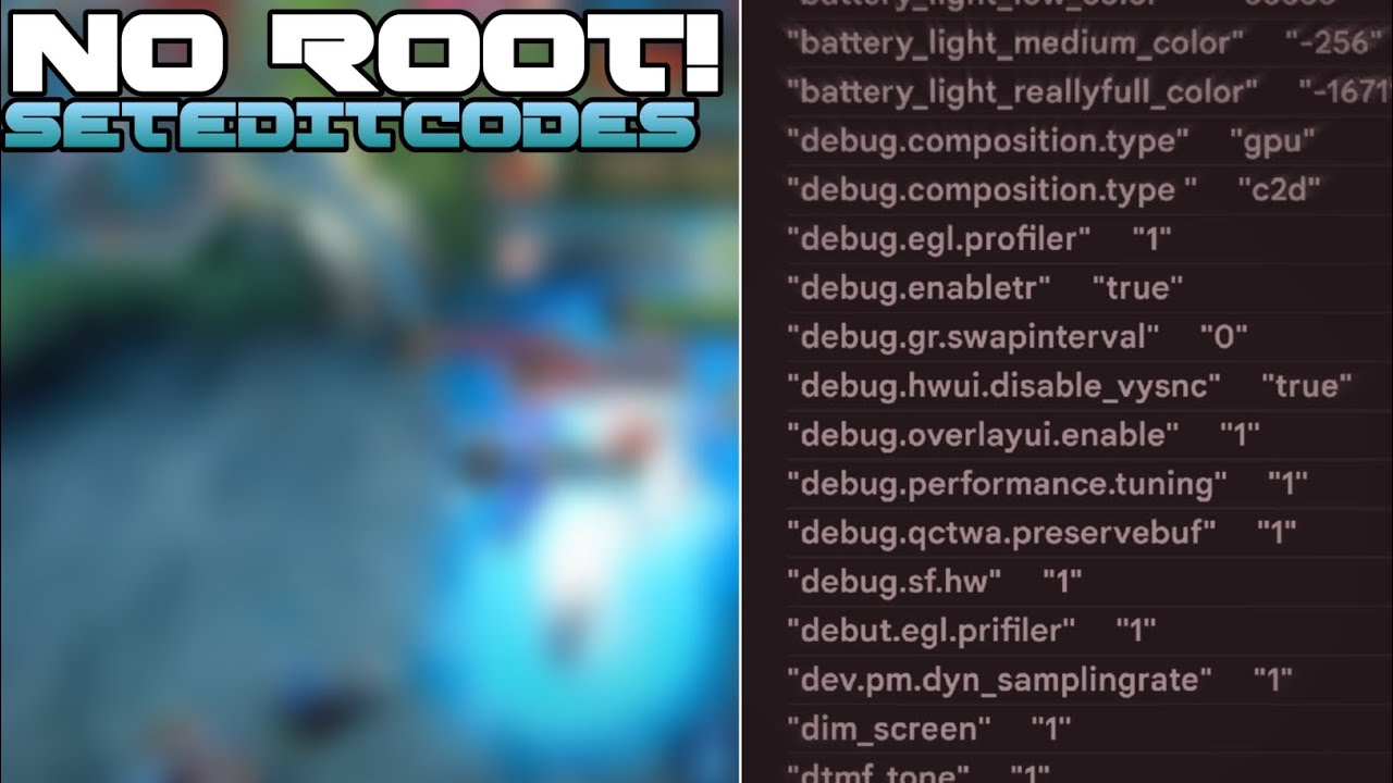 No root!😍 Boost your Gaming Performance using setedit - YouTube