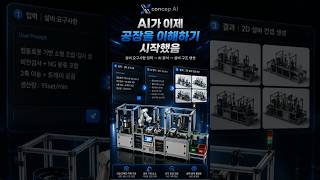 AI가 이제 공장을 이해하기 시작했다 X concep AI  #AI #제조AI #스마트팩토리 #자동화설비 #산업AI #기계설계 #공장자동화 #3D모델링 #생성형AI #설비설계