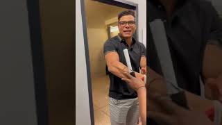 Paulo Costa Shows Love To Burt Watson Backstage At Bellator 286