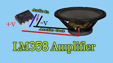 How to make a powerful 12v audio amplifier using L358 IC