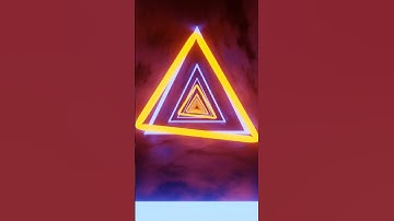 Looping Triangle Tunnel | Looping Blender Animation #shorts