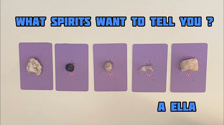 What spirits want to tell you ? - Pick A Card  Tar...