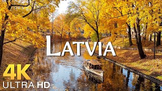 Latvia 4K UHD Autumn Aerial Film - Scenic Fall Landscapes with Calming Music - 4K 60fps Ultra HD screenshot 3
