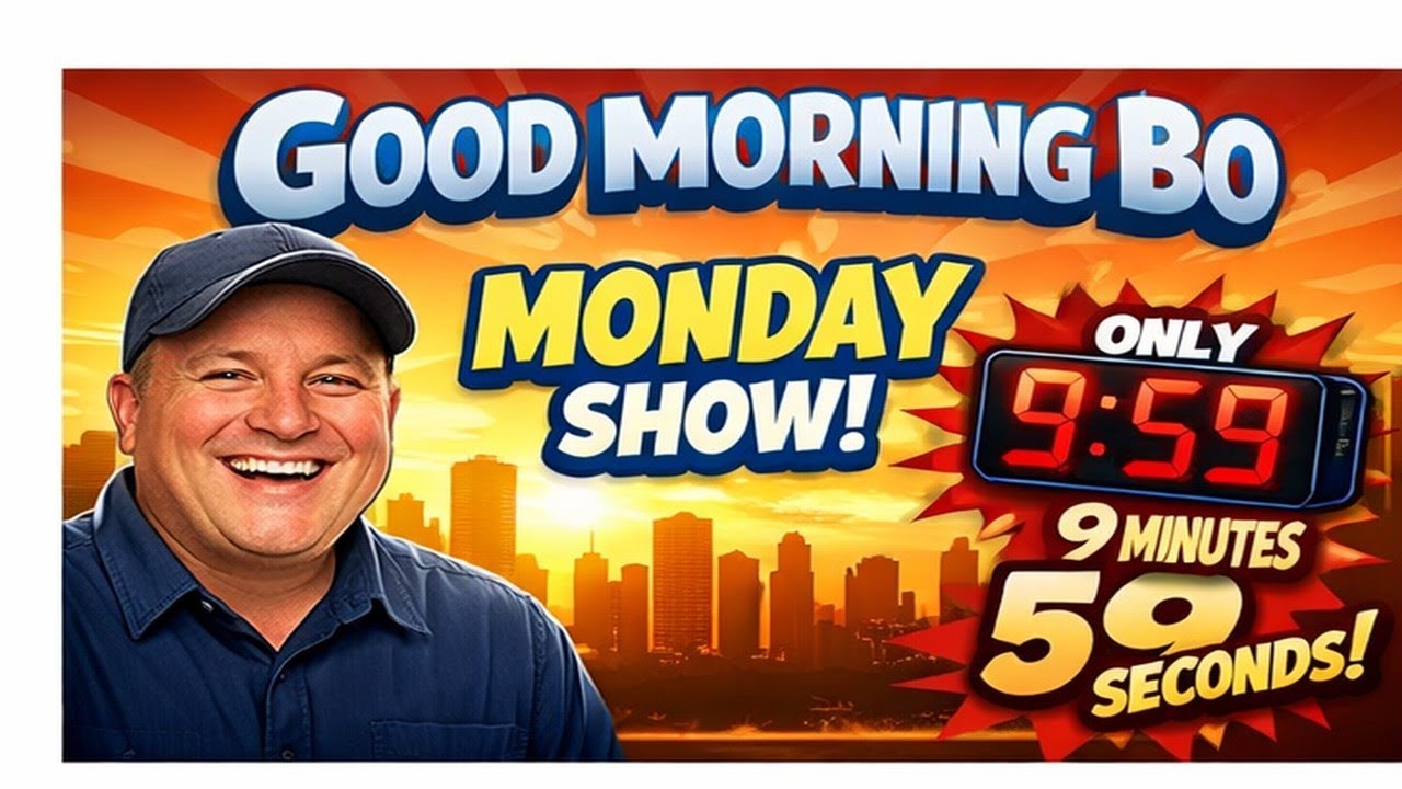 MOBILE 9 Minute Mondays With Good Morning Bo!  📱