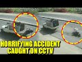 Shocking:  Jeep hits bike with 3 people including a Kid