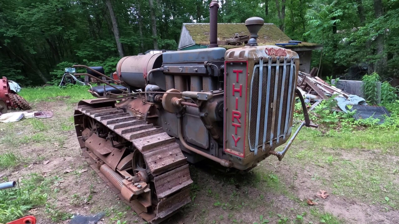 Our 1929-1930 Caterpillar 30 Orchard Model's First Start in 15