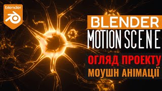 : Blender motion neuron scene.       . Neuron data connect