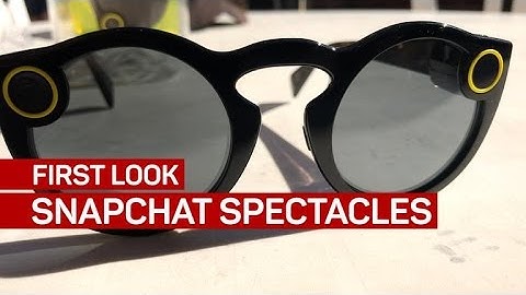 First look: Snapchat Spectacles