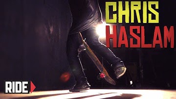 Chris Haslam Skateboarding in Slow Motion - Frontside No Comply Knee Flip Revert