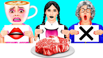 Bite, Lick or Nothing Challenge with Ballerina Cappuccina by BaRaDa Challenge