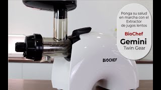 El NUEVO extractor de jugos lentos de BioChef Gemini Twin Gear (Español) -  YouTube