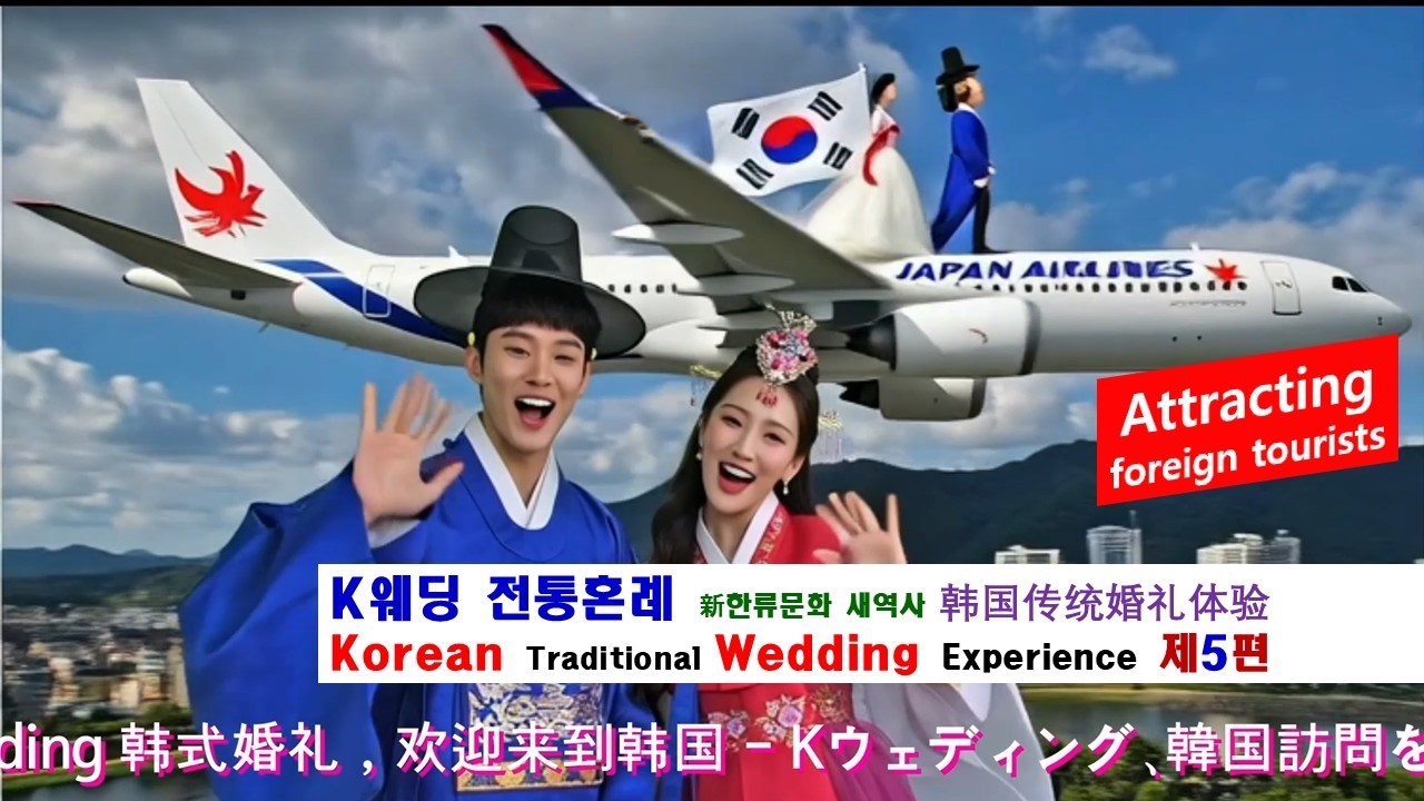 #K웨딩 #전통혼례 #한류문화 새역사 홍보 제5편 Welcome to Korea  Korean Traditional Wedding Experience 韩国传统婚礼体验, 欢迎来到韩国