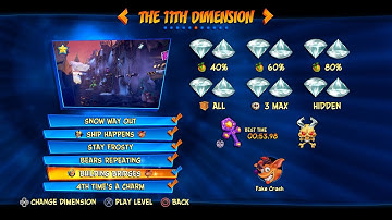 Crash 4 Building Bridges 53.98 (Dev time: 59.15)