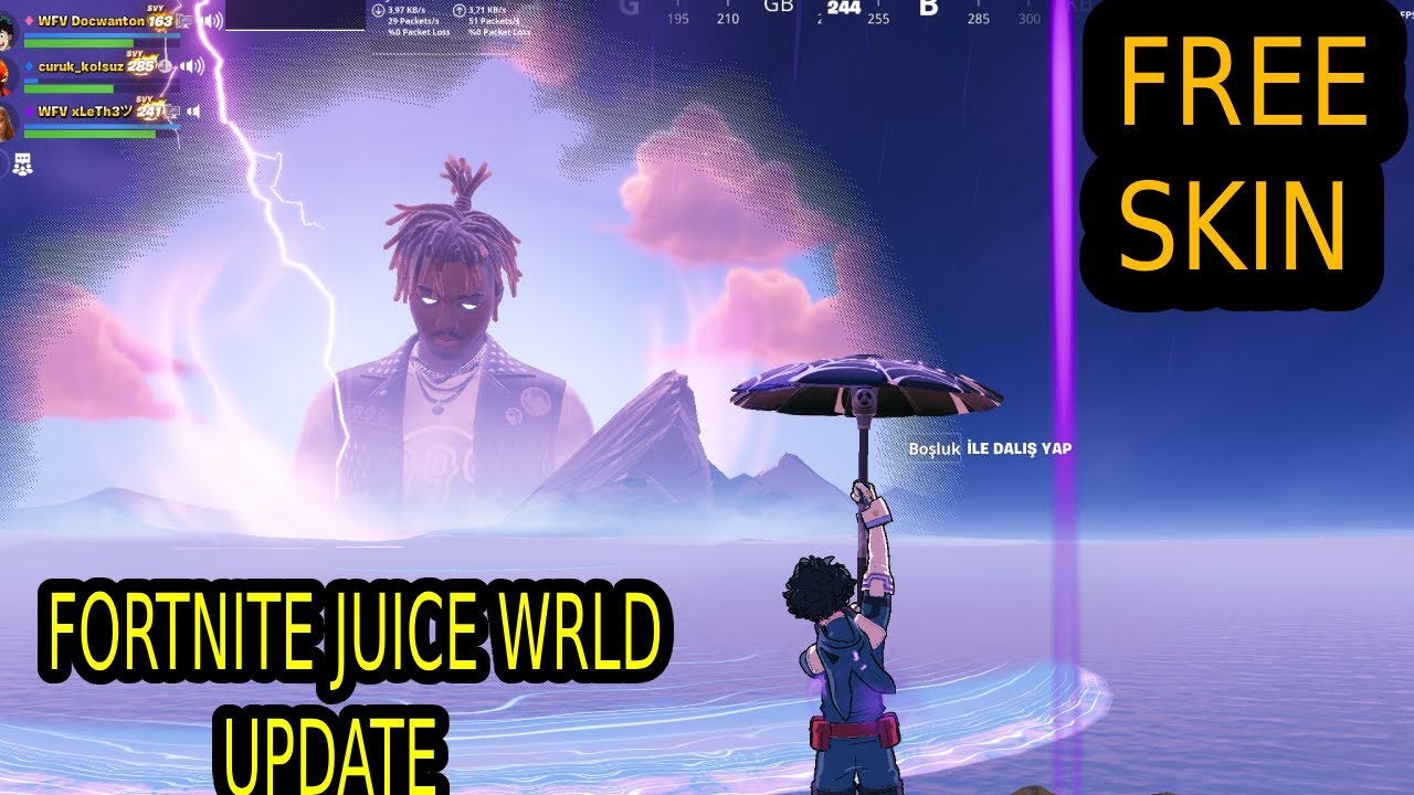 Juice WRLD Fortnite New Update Yeni güncelleme juice wrld geldi - YouTube