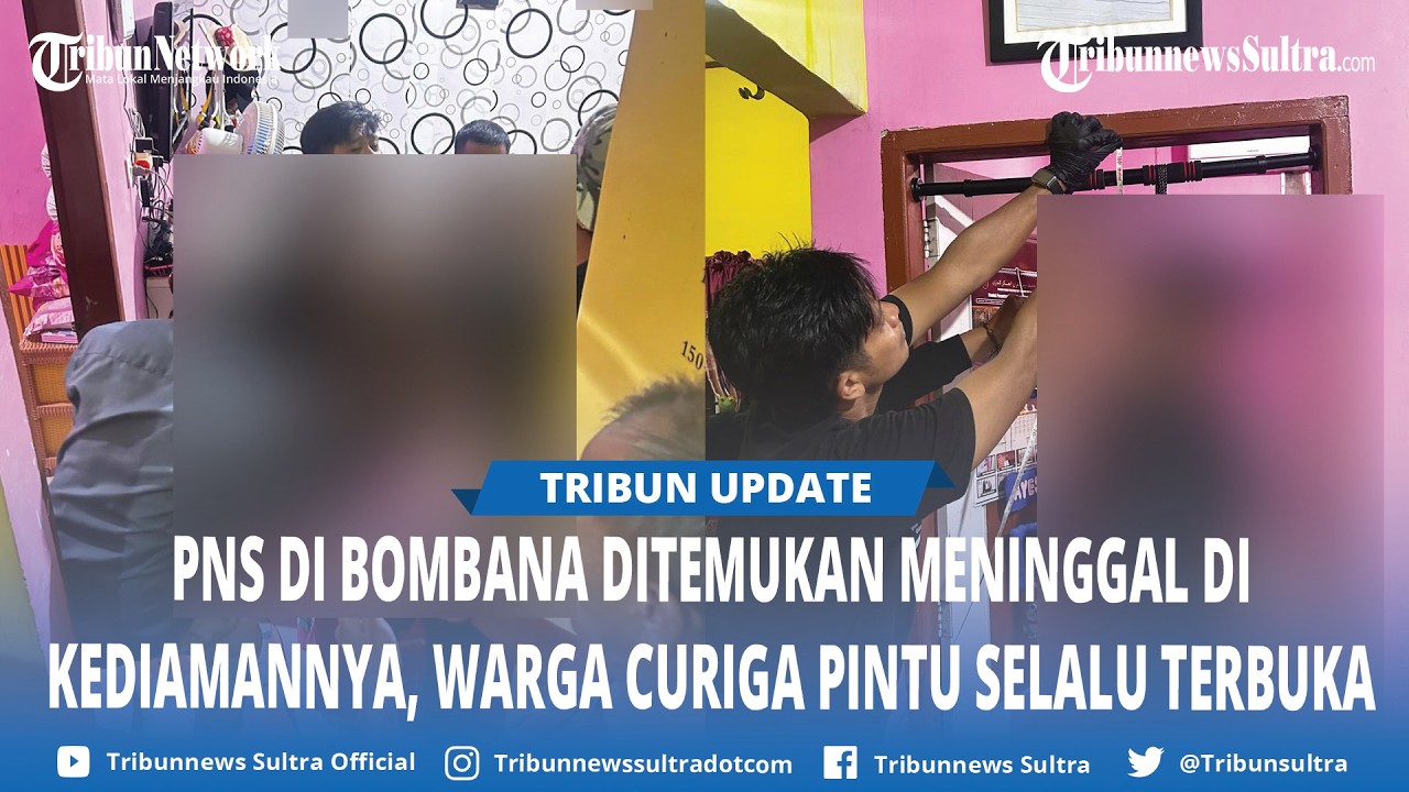 Curiga Pintu Rumah Selalu Terbuka, Tetangga di Rumbia Bombana Temukan ASN Tak Bernyawa Dalam Kamar
